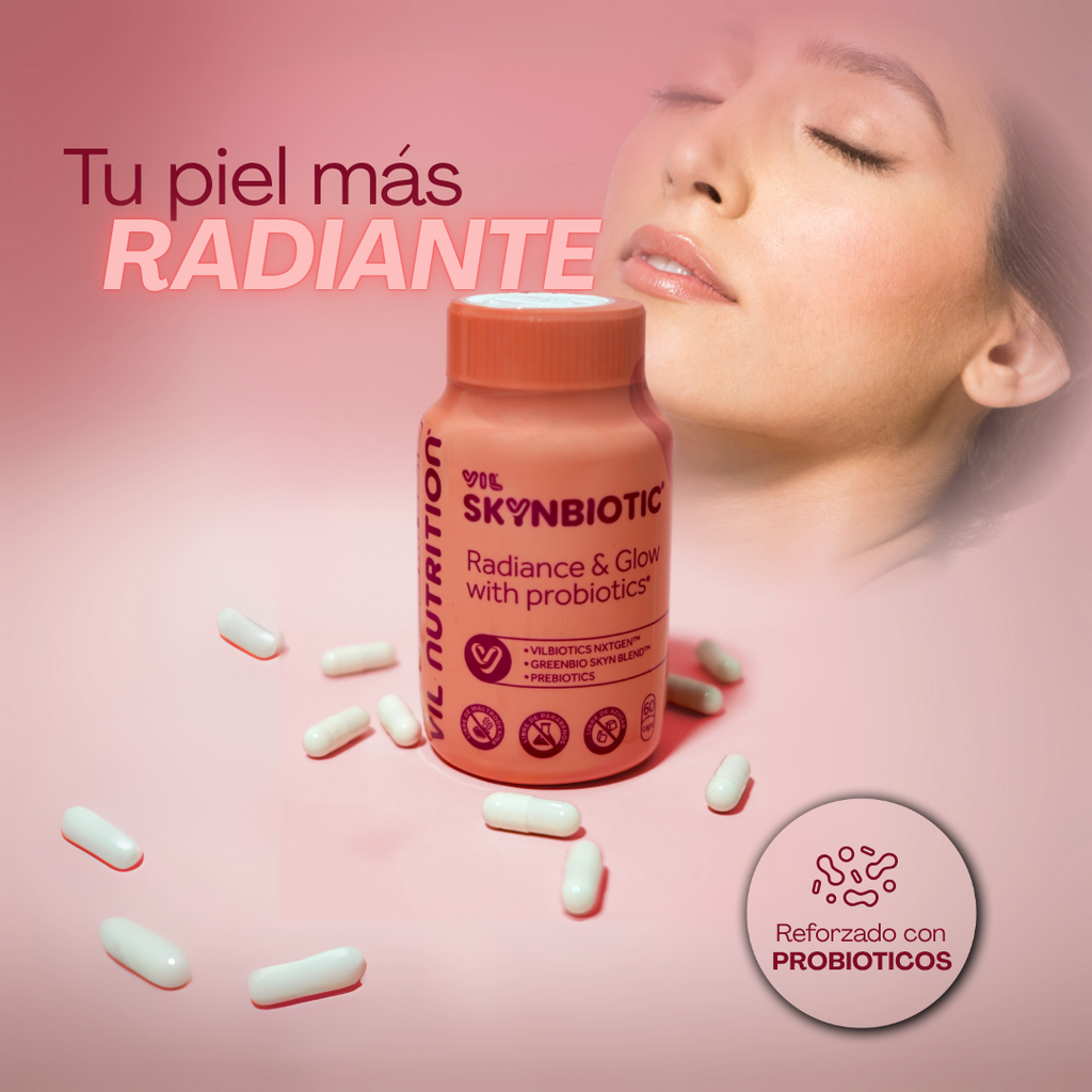 VIL SkYnBiotic, Shine Renew. Piel más Luminosa, Firme y Saludable En 3 Semanas!