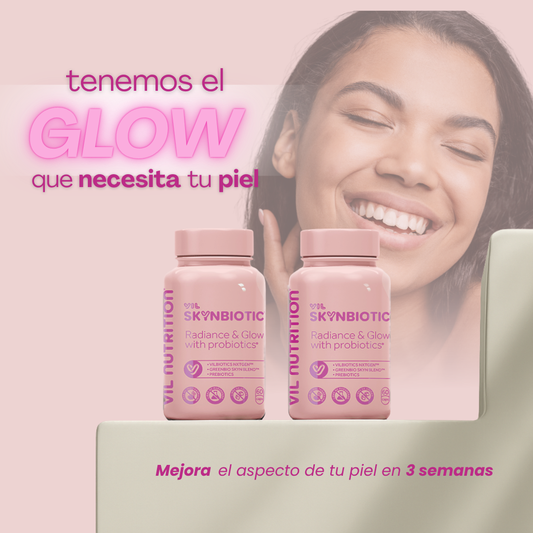 VIL SkYnBiotic, Shine Renew. Piel más Luminosa, Firme y Saludable En 3 Semanas!