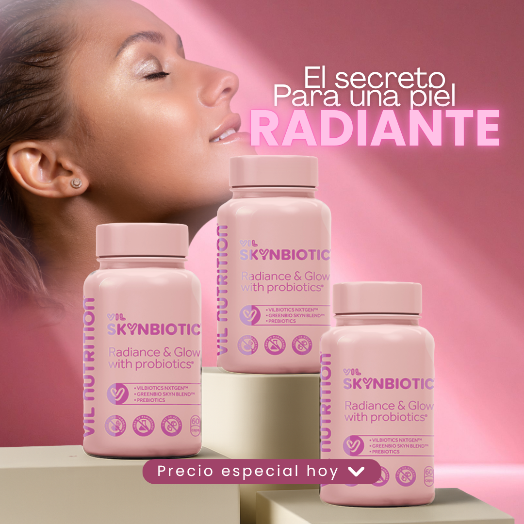 VIL SkYnBiotic, Shine Renew. Piel más Luminosa, Firme y Saludable En 3 Semanas!