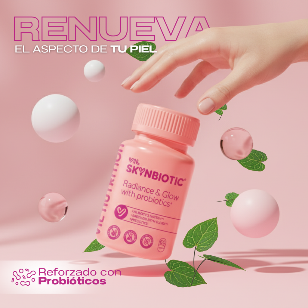 VIL SkYnBiotic, Shine Renew. Piel más Luminosa, Firme y Saludable En 3 Semanas!